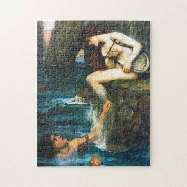 John William Waterhouse The Siren Puzzle (Vertical)