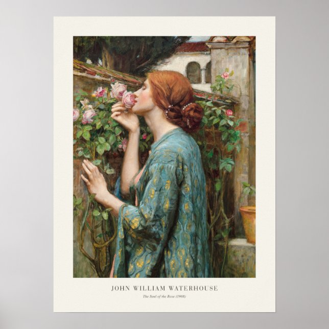 John William Waterhouse The Soul of the Rose 1908  Poster (Front)