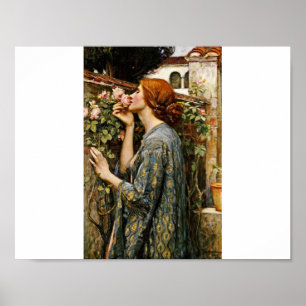 John William Waterhouse - The Soul Of The Rose Poster