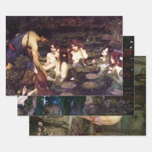 John Williams Waterhouse Pre Raphaelite Wrapping Paper Sheet