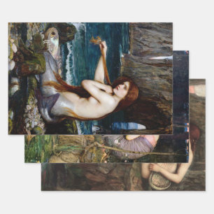 John Williams Waterhouse Pre Raphaelite Wrapping Paper Sheet