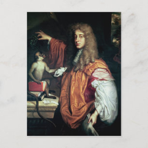John Wilmot  2nd Earl of Rochester, c.1675 Postcard