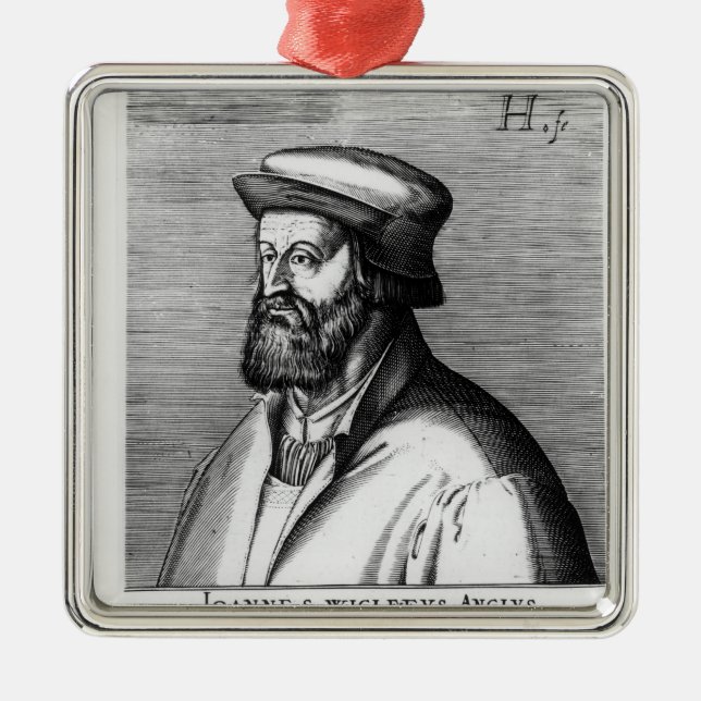 John Wycliffe Metal Tree Decoration (Front)