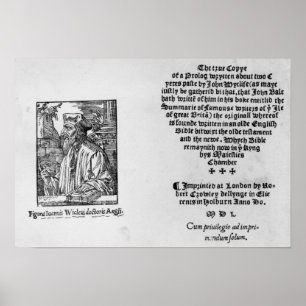 John Wycliffe Poster