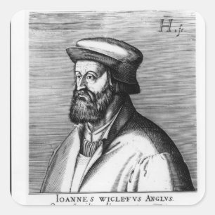 John Wycliffe Square Sticker