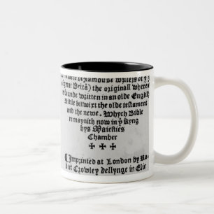 John Wycliffe Two-Tone Coffee Mug