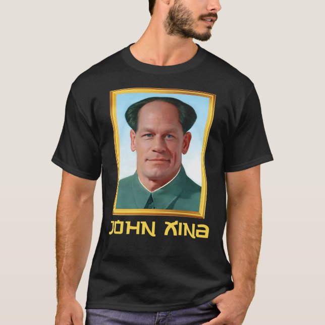 John Xina, John China, Mao Zedong Chinese Social C T-Shirt (Front)
