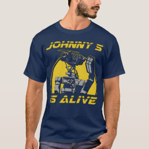 Johnny 5 is Alife Robots 80s Movie Gift Ideas frie T-Shirt