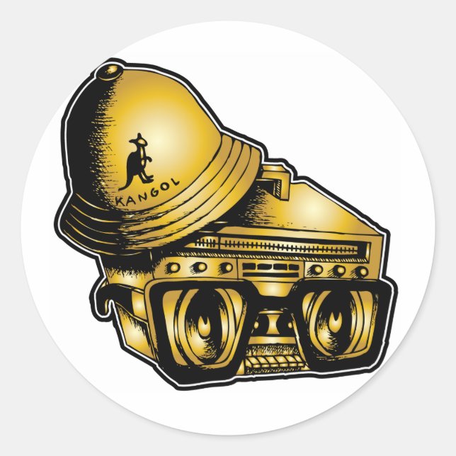 "Johnny 5" Sticker. Classic Round Sticker (Front)