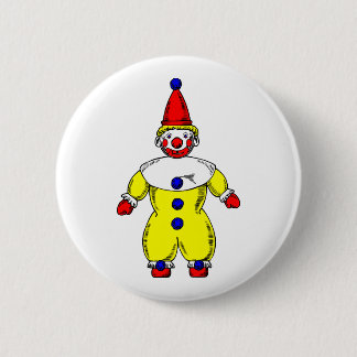 Johnny Automatic Clown Cartoon 6 Cm Round Badge