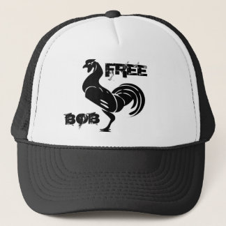 johnny_automatic_rooster_silhouette, FREE , BOB Trucker Hat