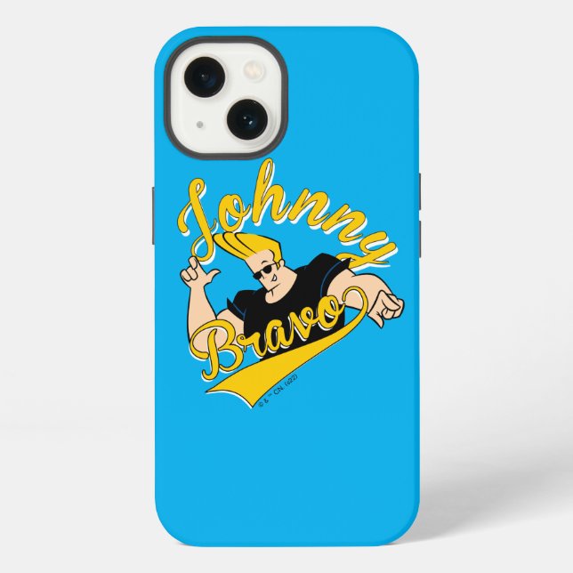 Johnny Bravo Athletic Graphic iPhone Case (Back)