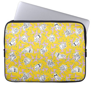 Johnny Bravo Characters Pattern Laptop Sleeve