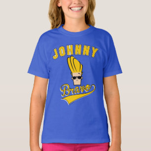 Johnny Bravo Collegiate Graphic T-Shirt