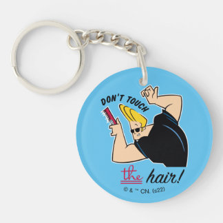 Johnny Bravo Comb - Don't Touch The Hair! Key Ring