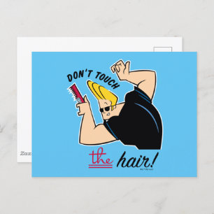 Johnny Bravo Comb - Don't Touch The Hair! Postcard