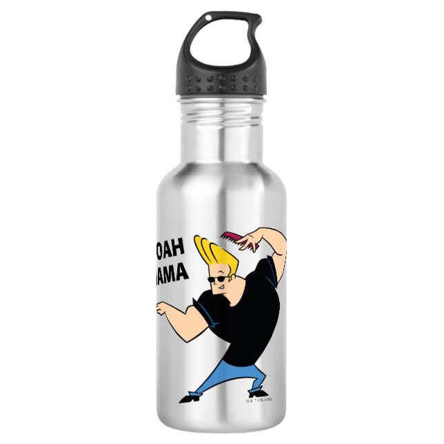 Johnny Bravo Combing Hair 532 Ml Water Bottle (Front)