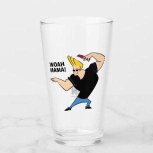 Johnny Bravo Combing Hair Glass