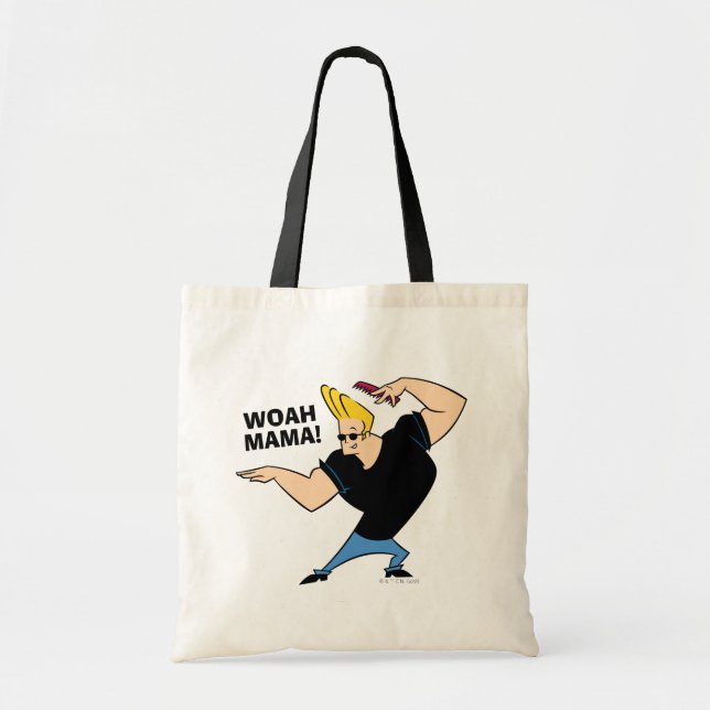 Johnny Bravo Combing Hair Tote Bag (Front)
