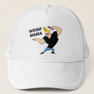 Johnny Bravo Combing Hair Trucker Hat