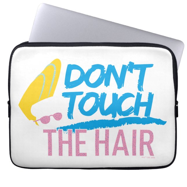 Johnny Bravo - Don't Touch The Hair Graphic Laptop Sleeve (Front)