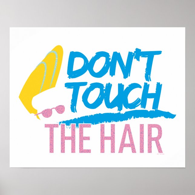 Johnny Bravo - Don't Touch The Hair Graphic Poster (Front)