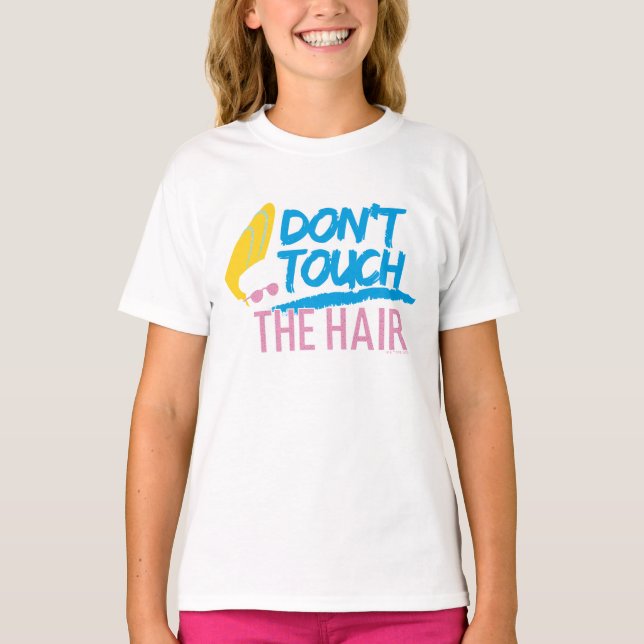 Johnny Bravo - Don't Touch The Hair Graphic T-Shirt (Front)