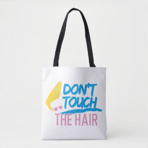 Johnny Bravo - Don't Touch The Hair Graphic Tote Bag
