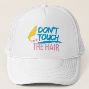 Johnny Bravo - Don't Touch The Hair Graphic Trucker Hat