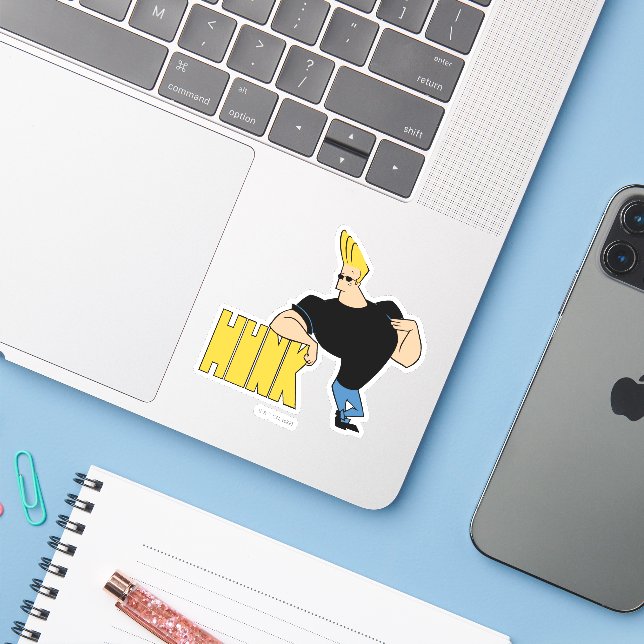 Johnny Bravo - Hunk (Laptop w/ iPhone)