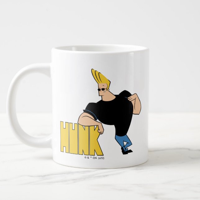 Johnny Bravo - Hunk Large Coffee Mug (Left)