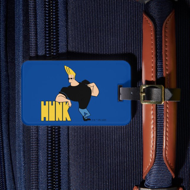 Johnny Bravo - Hunk Luggage Tag (Front Insitu 4)