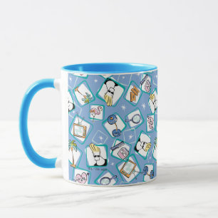 Johnny Bravo Icon Pattern Mug