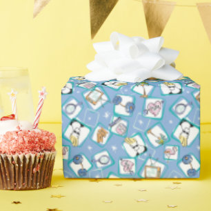 Johnny Bravo Icon Pattern Wrapping Paper