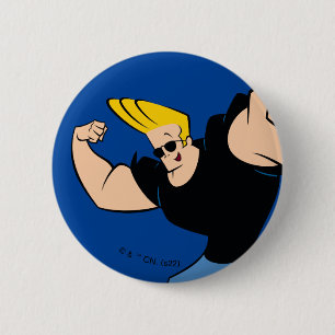 Johnny Bravo Iconic Pose 6 Cm Round Badge