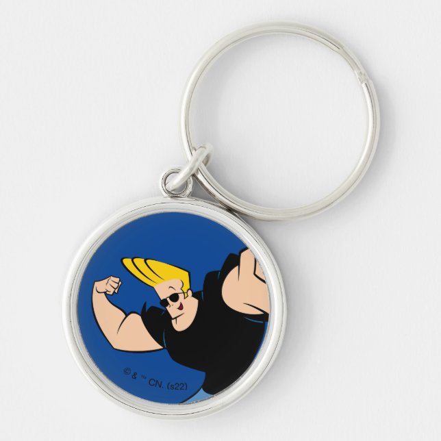 Johnny Bravo Iconic Pose Key Ring (Front)