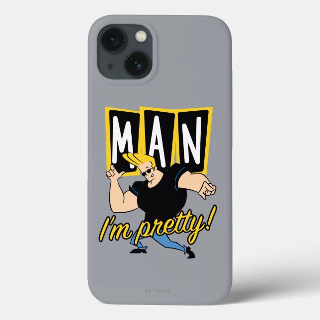 Johnny Bravo - Man I'm Pretty Case-Mate iPhone Case (Back)