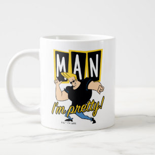 Johnny Bravo - Man I'm Pretty Large Coffee Mug