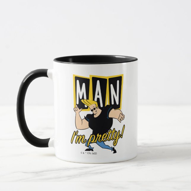 Johnny Bravo - Man I'm Pretty Mug (Left)