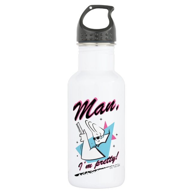 Johnny Bravo - Man I'm Pretty Retro Graphic 532 Ml Water Bottle (Front)