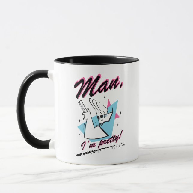 Johnny Bravo - Man I'm Pretty Retro Graphic Mug (Left)