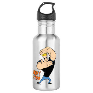 Johnny Bravo Picture Frame Pose 532 Ml Water Bottle