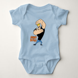 Johnny Bravo Picture Frame Pose Baby Bodysuit
