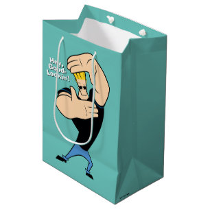 Johnny Bravo Picture Frame Pose Medium Gift Bag