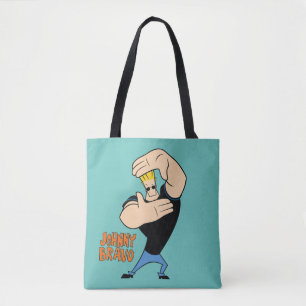 Johnny Bravo Picture Frame Pose Tote Bag