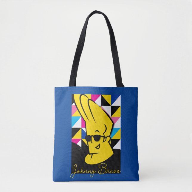 Johnny Bravo Pop Art Graphic Tote Bag (Front)