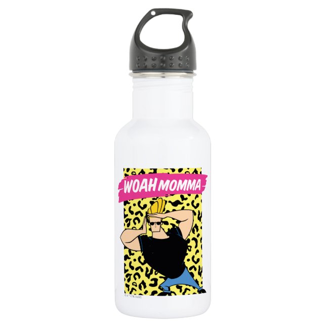 Johnny Bravo - Woah Momma 532 Ml Water Bottle (Front)