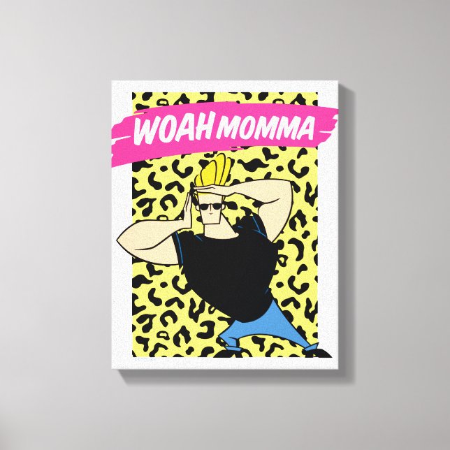 Johnny Bravo - Woah Momma Canvas Print (Front)
