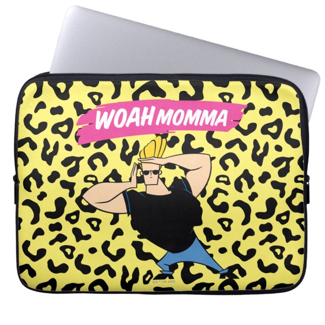 Johnny Bravo - Woah Momma Laptop Sleeve (Front)