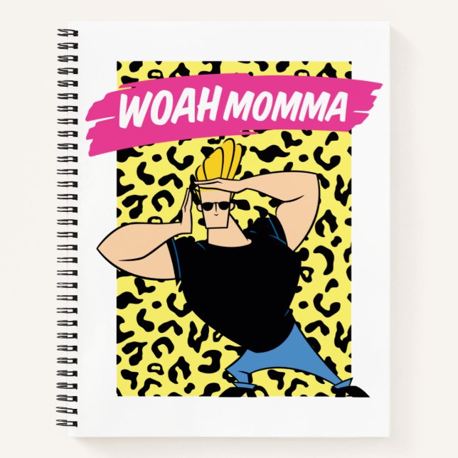 Johnny Bravo - Woah Momma Notebook (Front)